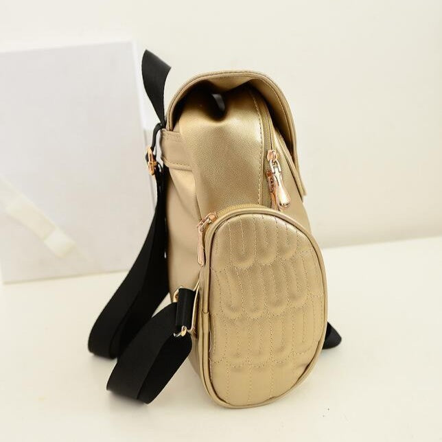 Mochila gótica de piel sintética con forma de búho para mujer, diseño único y elegante.