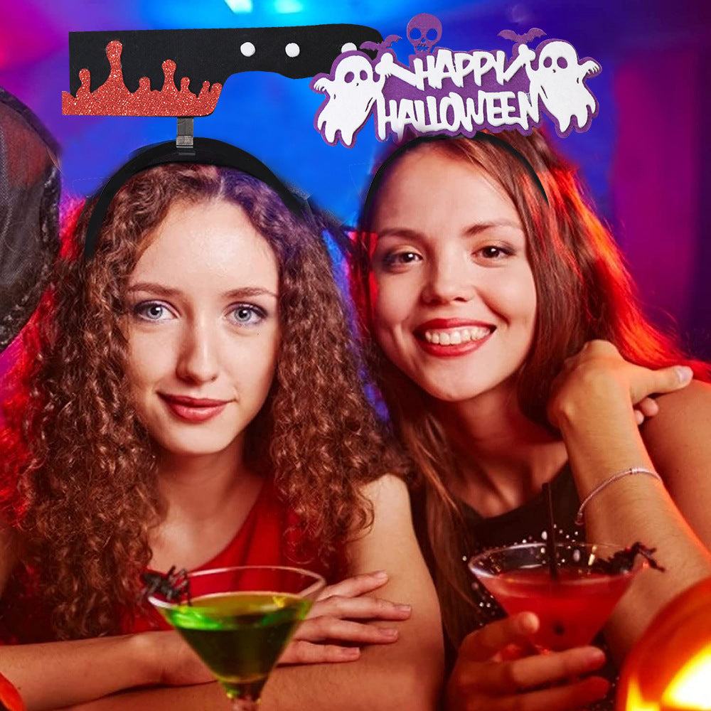 Bandeau décoratif d'Halloween en plastique style dessin animé