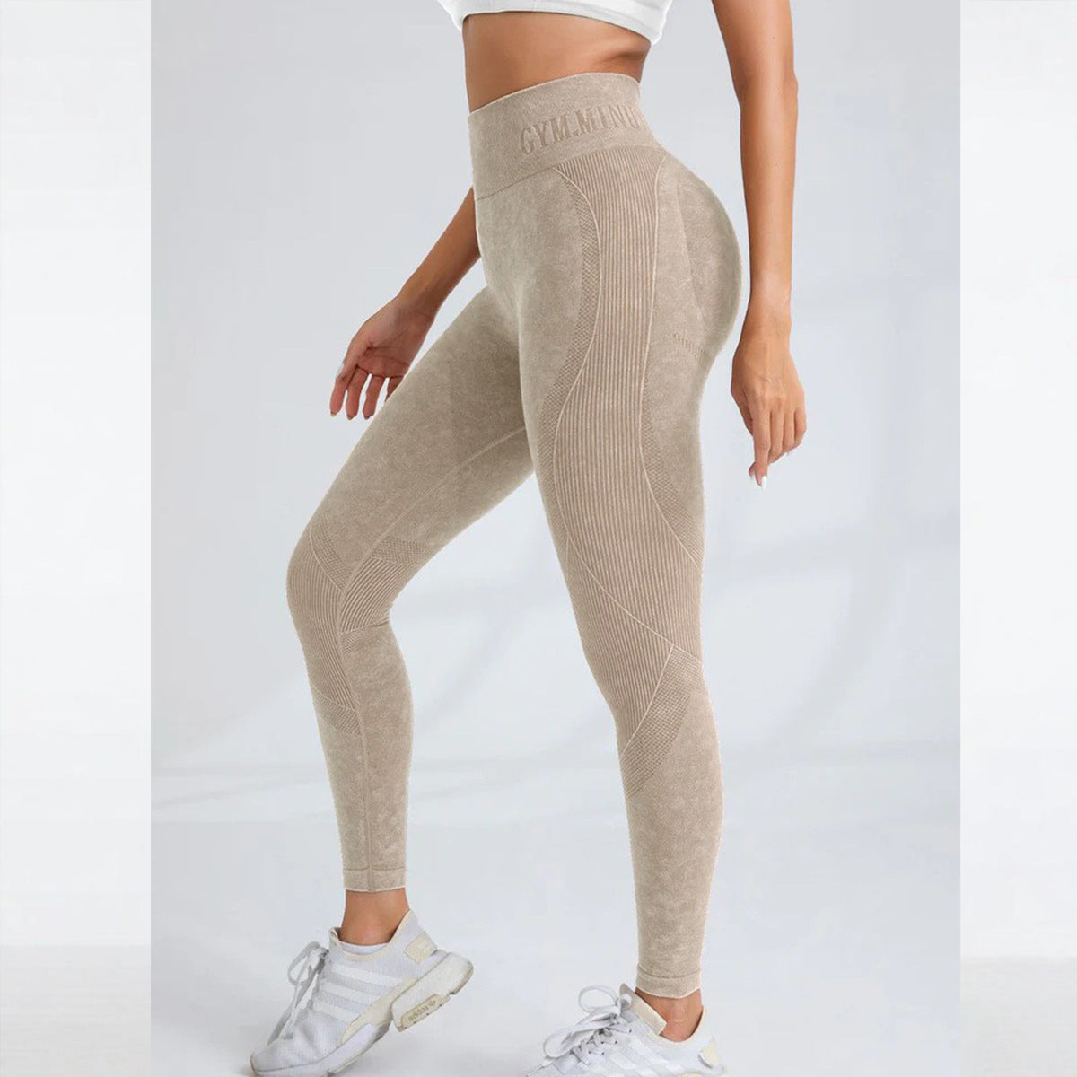 Leggings deportivos de cintura alta a la moda para mujer