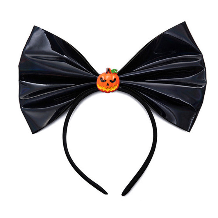 Bandeau nœud citrouille crâne fantôme Halloween pour enfants