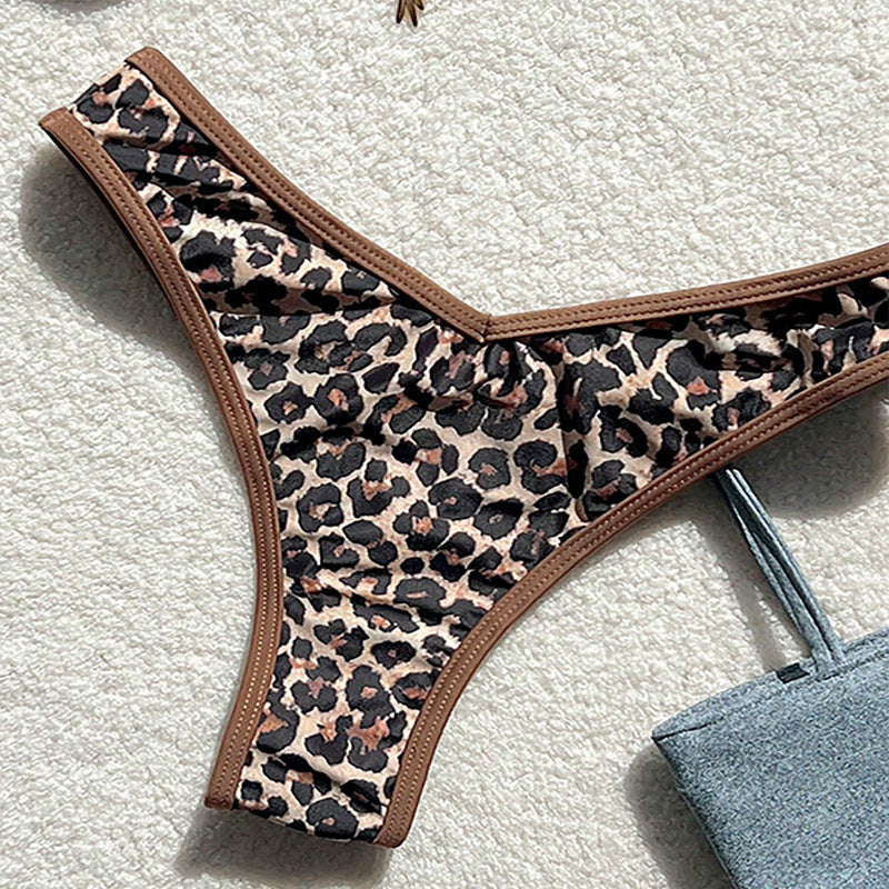 Bikini léopard sexy pour femme