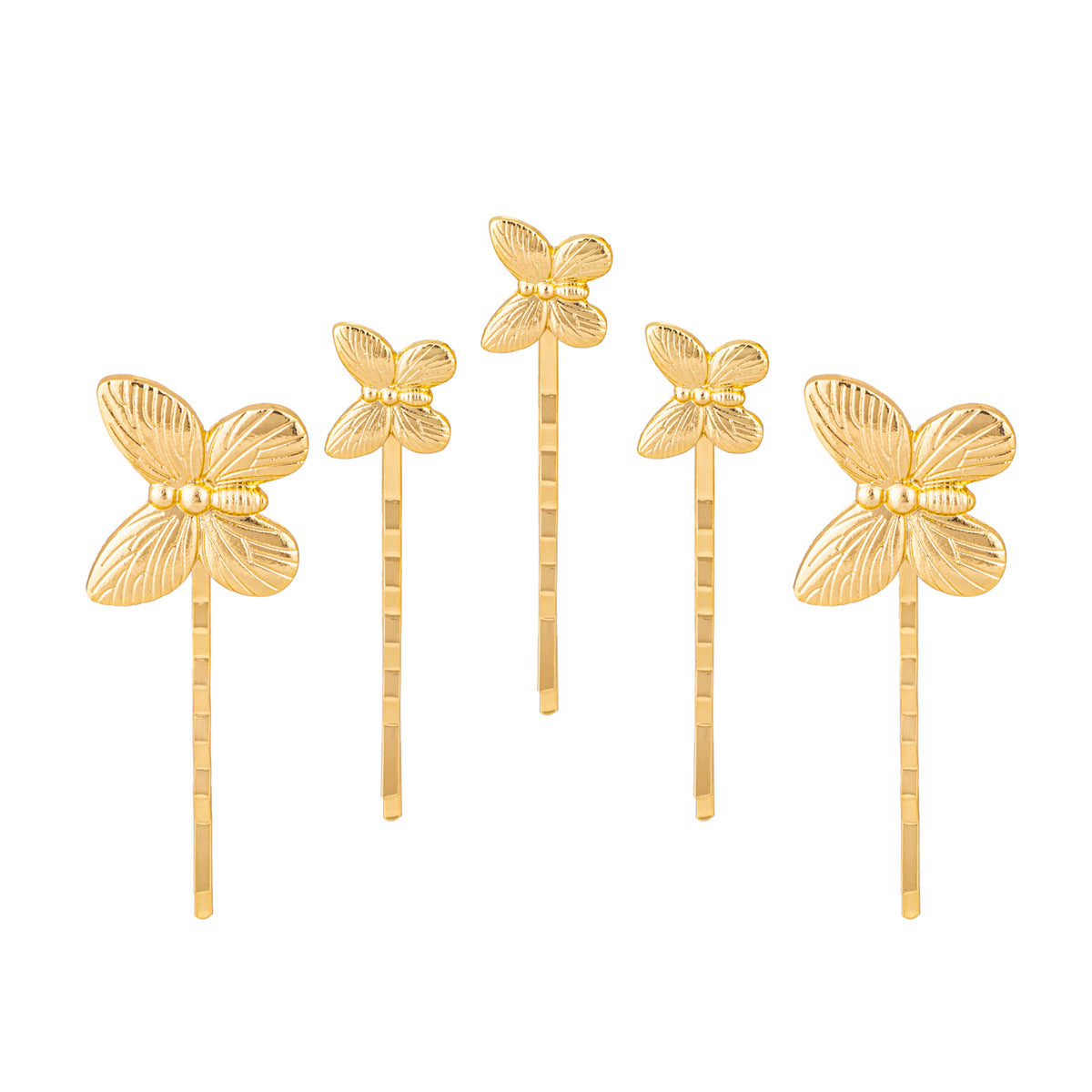 Pince papillon tendance en alliage de zinc
