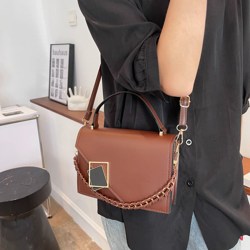 Elegant Solid Color Shoulder Bag for Women