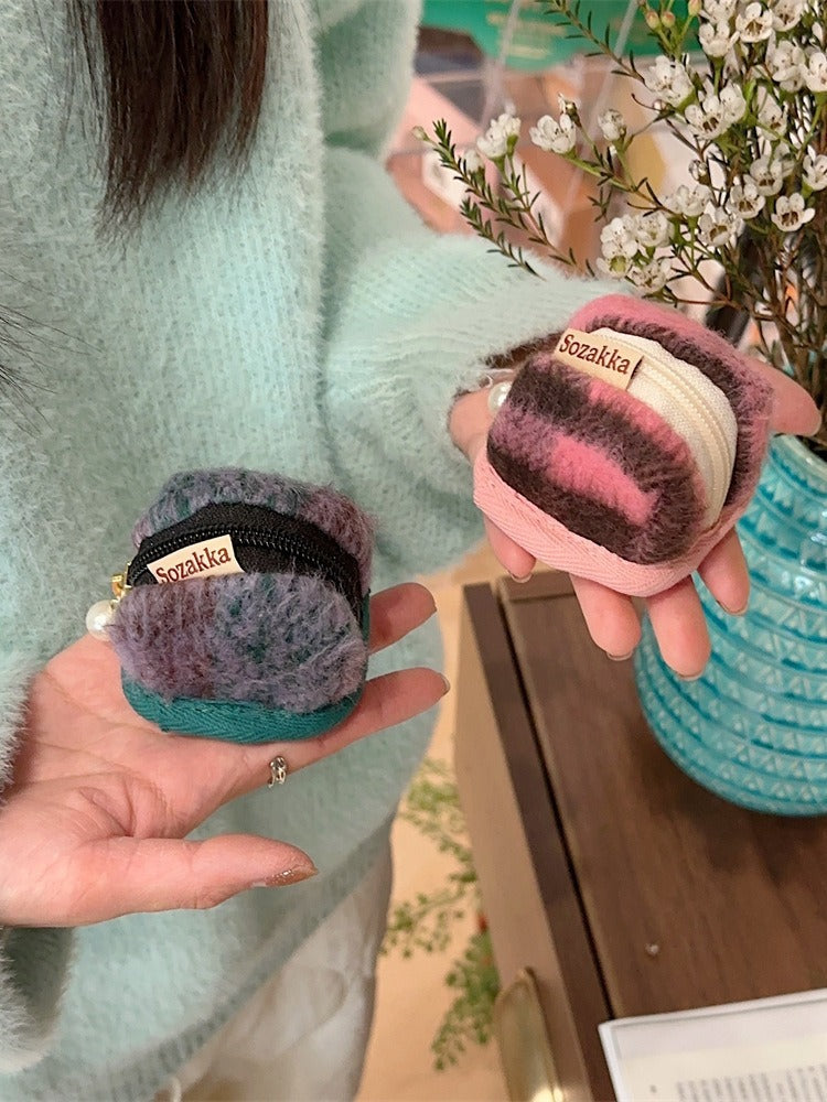 Cute Plush Soft Airpods Protective Cover Bag