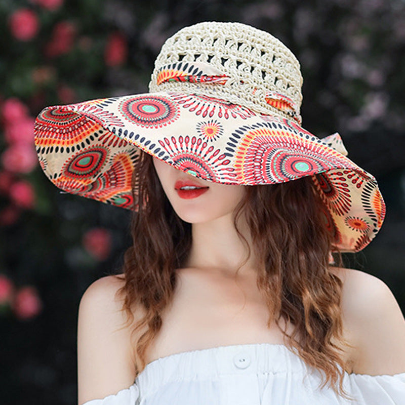 Summer Vacation Straw Woven Women Sun Hat
