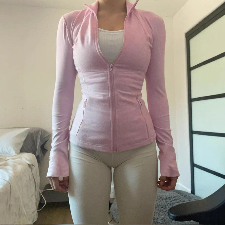 T-shirt à capuche de couleur unie pour le sport, le fitness, la course à pied, le yoga