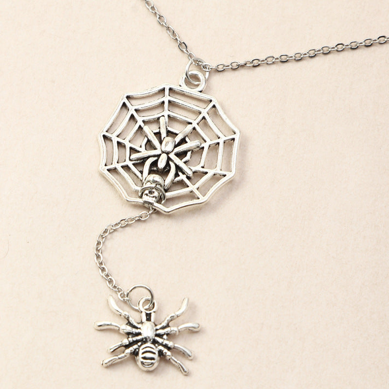Collar de calavera de animal de Halloween con personalidad de moda para mujer