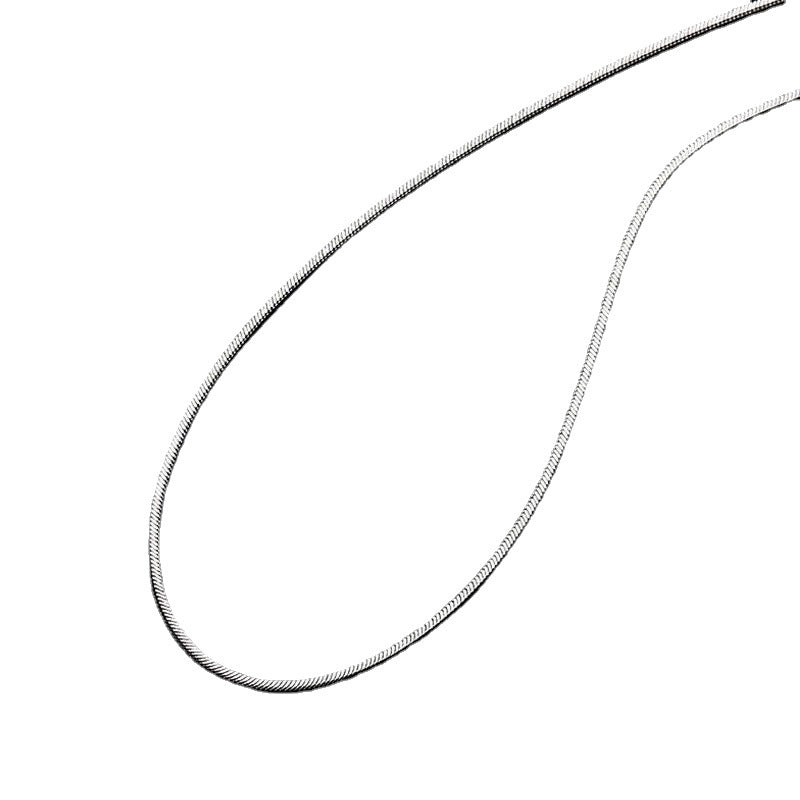 Men Fashion Simple Titanium Steel Necklace