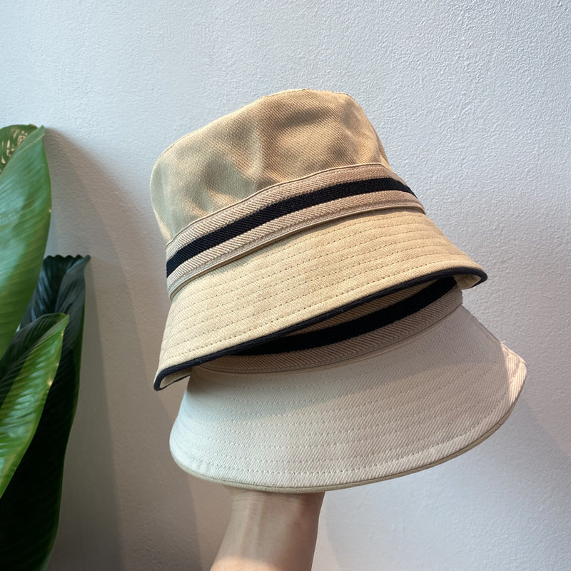 Sombreros de pescador con parasol y costuras de cinta sencillas para mujer