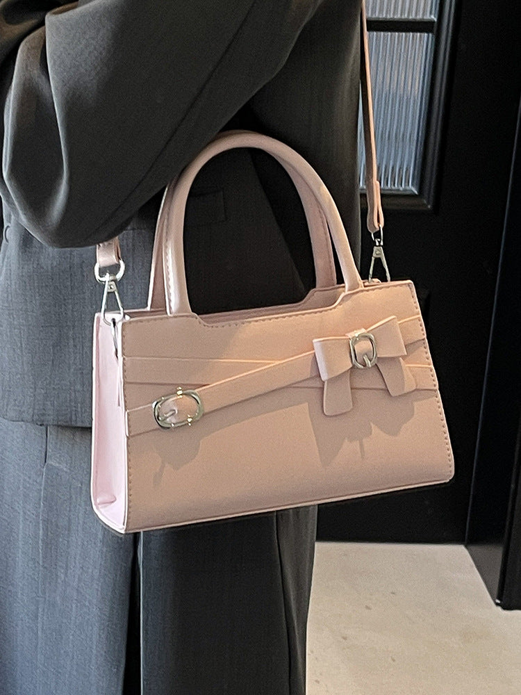 Bolso bandolera cuadrado pequeño de PU para mujer
