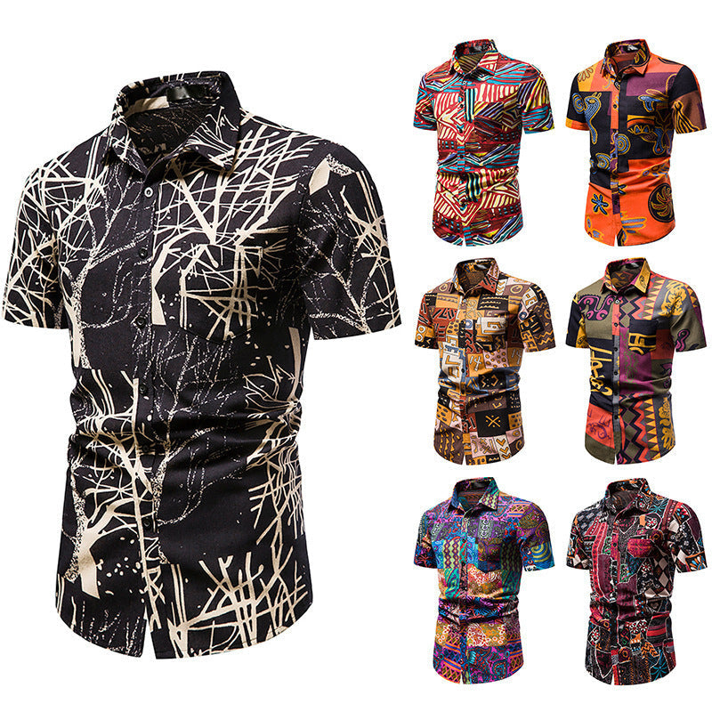 Chemise d'été décontractée pour homme, idéale pour les vacances à la plage