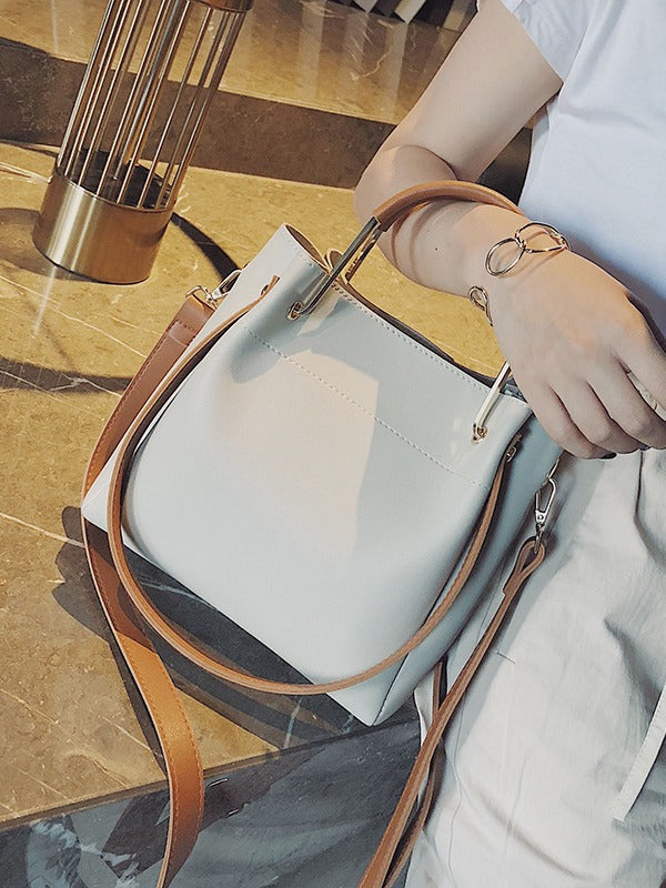 Women Bucket Large Capacity Shoulder Crossbody Bag