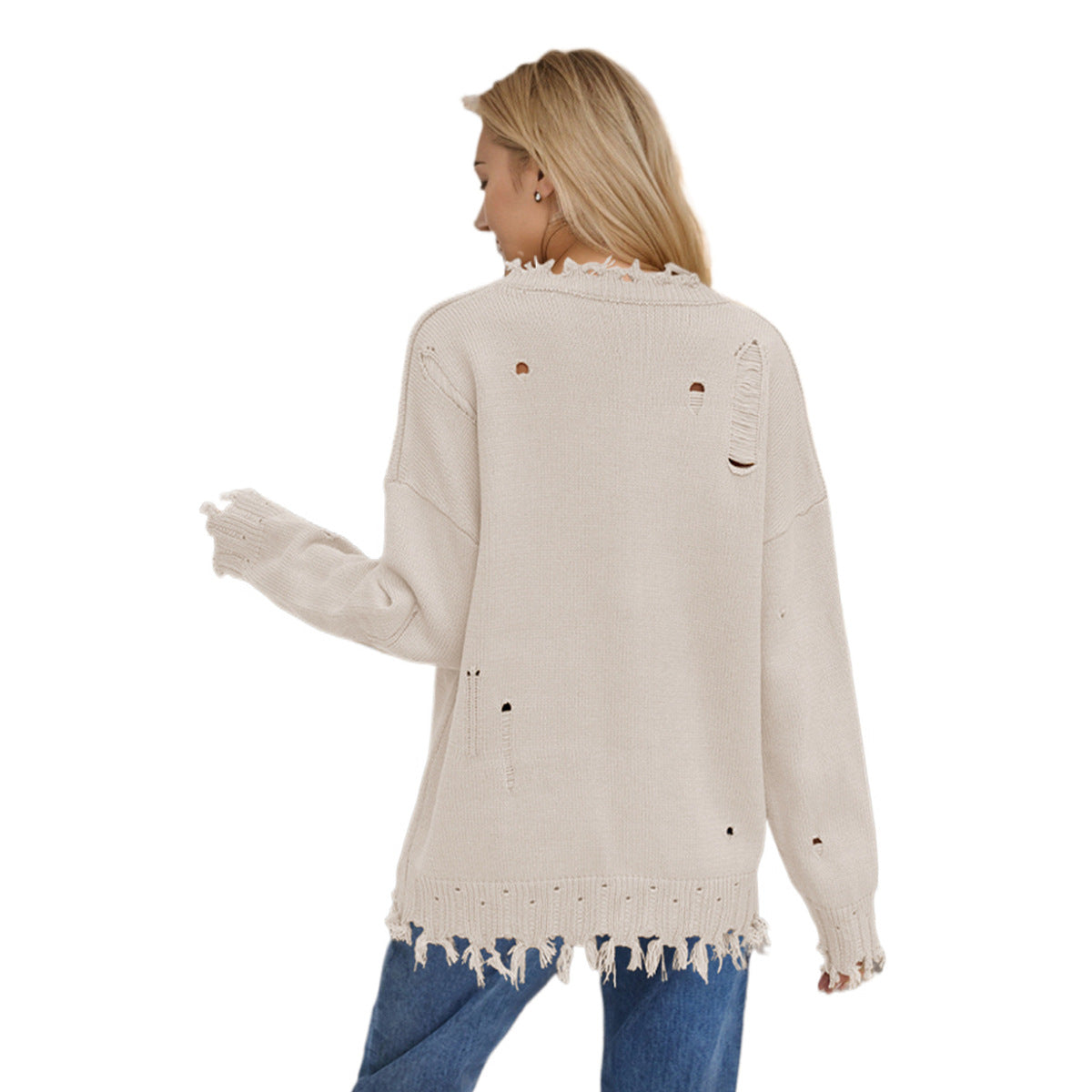 Women Fashion Casual Independence Day Long-Sleeve Sweater