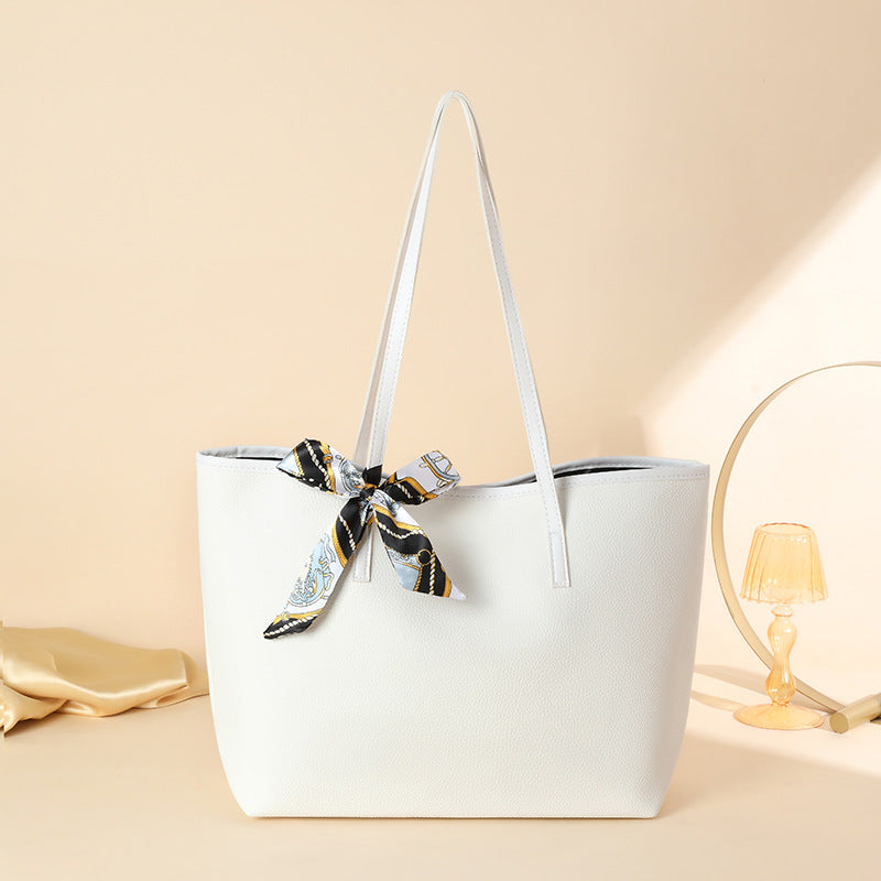 Large Capacity Urban PU Tote Bag with Magnetic Closure