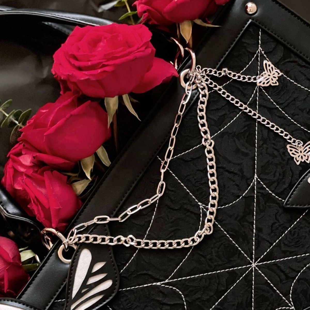 Women Fashion Creative Gothic Maze Butterfly Handbag