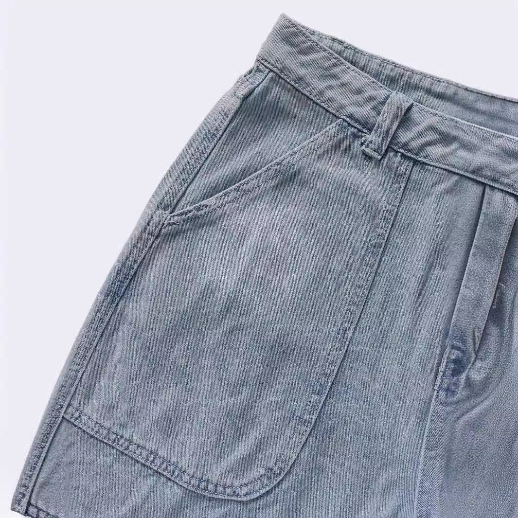 Street Women Fashion Jeans Made of Durable Denim