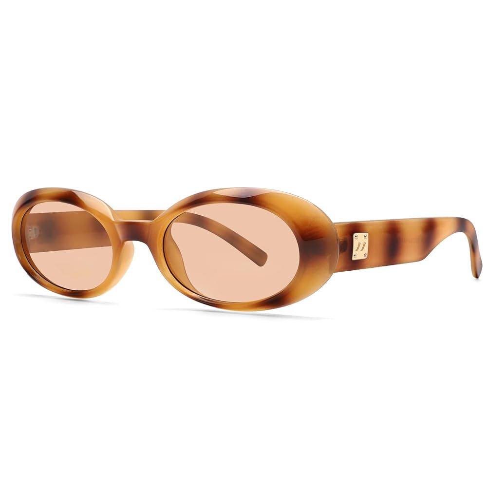 Gafas de sol clásicas con montura ovalada pequeña