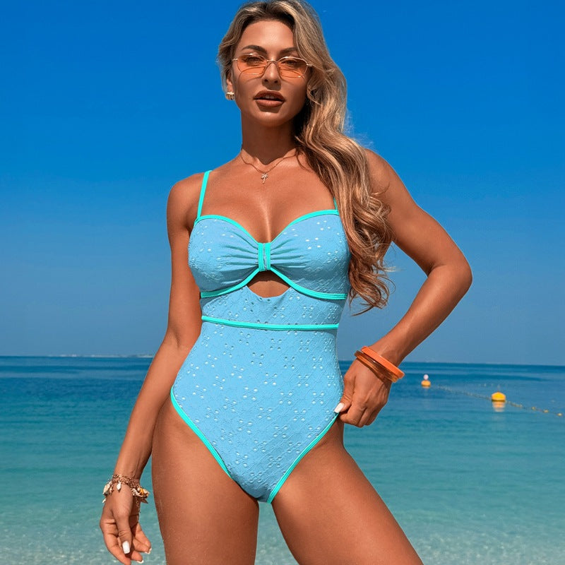 Maillot de bain une pièce sexy ajouré à la mode pour femmes