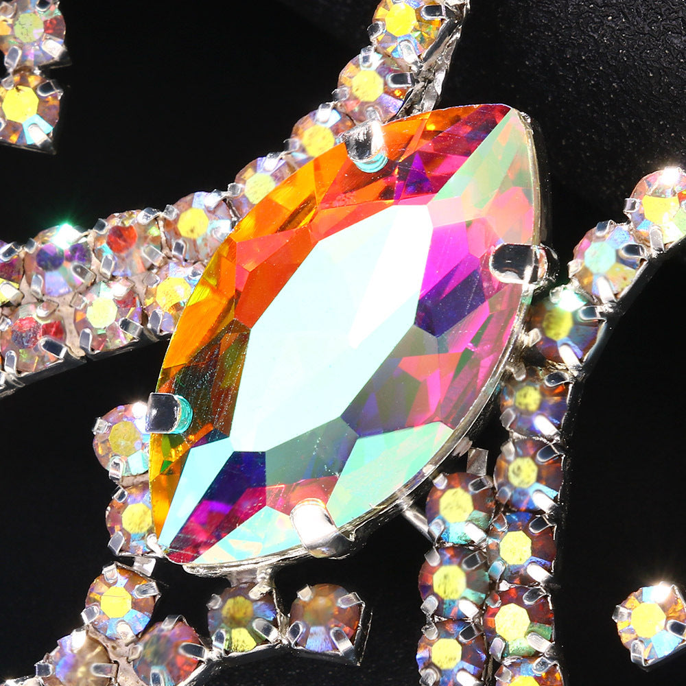 Women Fashion Bohemian Exaggerated Diamond Necklace