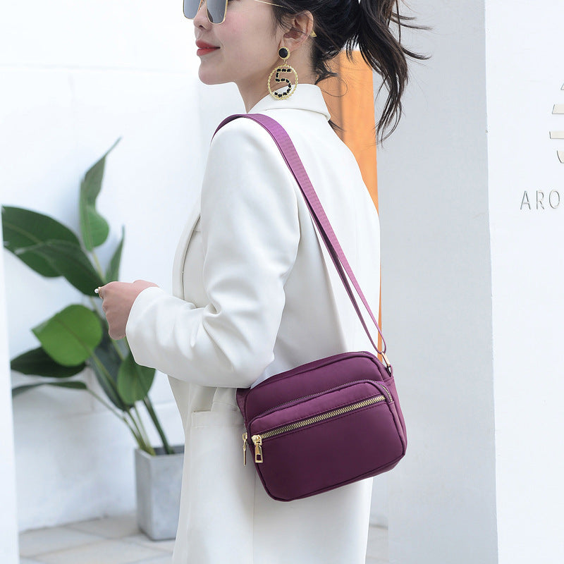 Women Casual Small Square Bag in Oxford Cloth