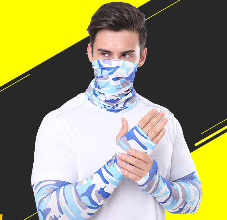 Conjunto de bufanda mágica de verano unisex para ciclismo con protección solar