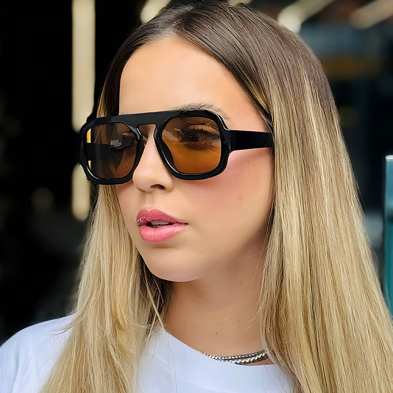 Gafas de sol de moda con montura cuadrada