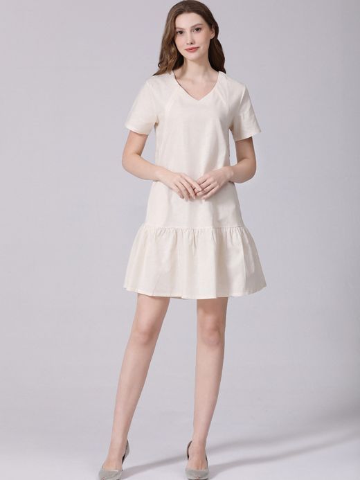 Summer Casual Nursing Dress for Pregnant Women
