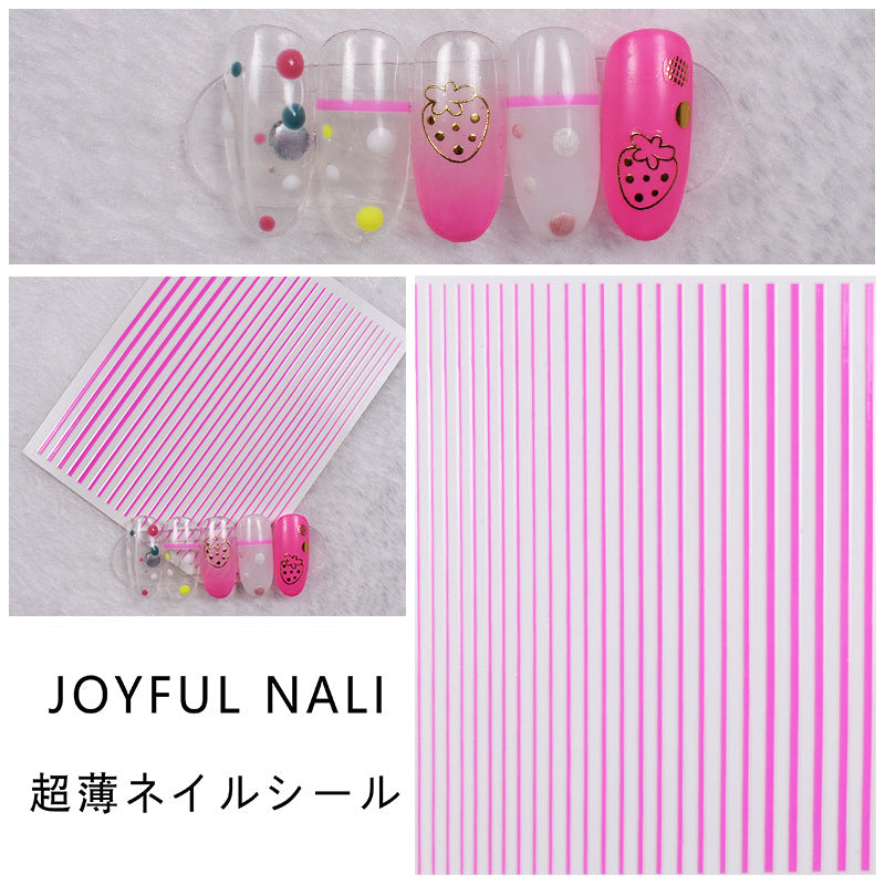 Autocollant de ligne de manucure Nail Art