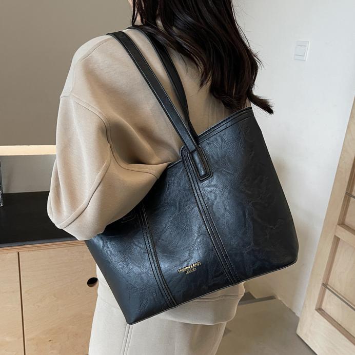 Bolso de mano informal de gran capacidad a la moda para mujer