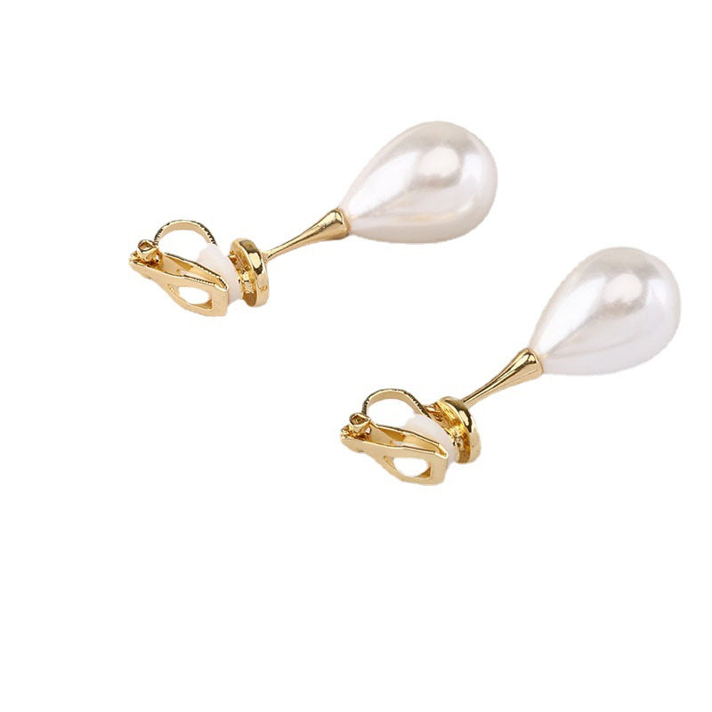 Women Simple Elegant Pearl Ear Clip