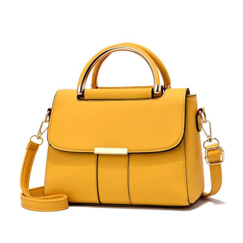 Bolso de mano sencillo de color liso y estilo casual para mujer