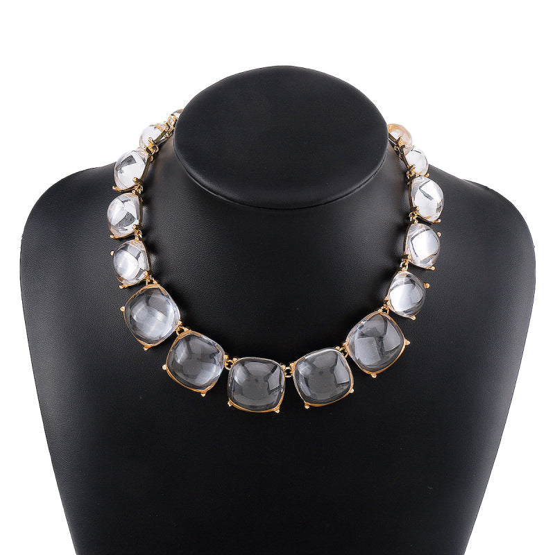Women Fashion Bohemian Geometric Round Necklace