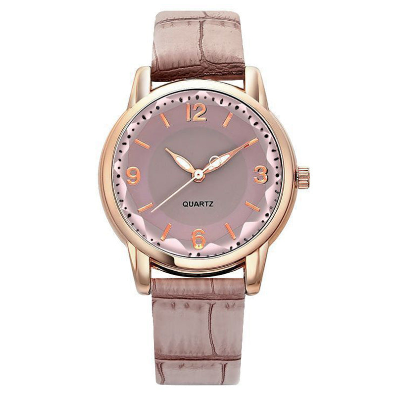 Women Fashion Solid Color Simple Quartz Watch