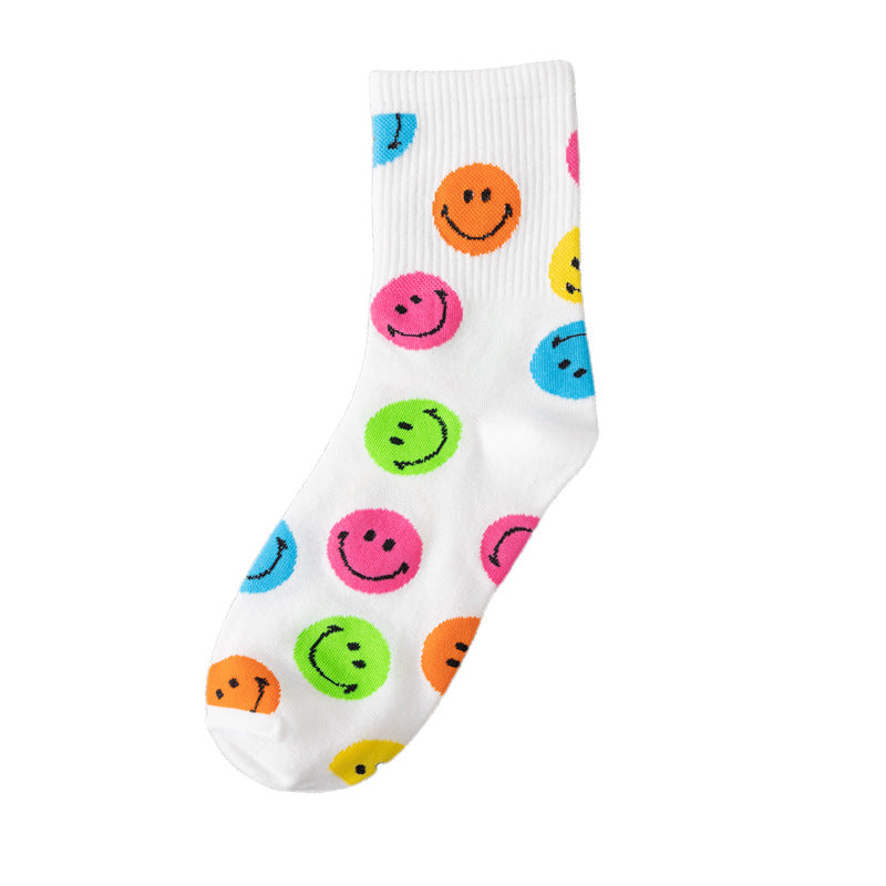 Calcetines de mujer con carita sonriente