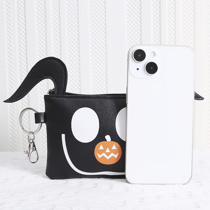 Monedero mini con diseño de parodia de Halloween para hombre y mujer