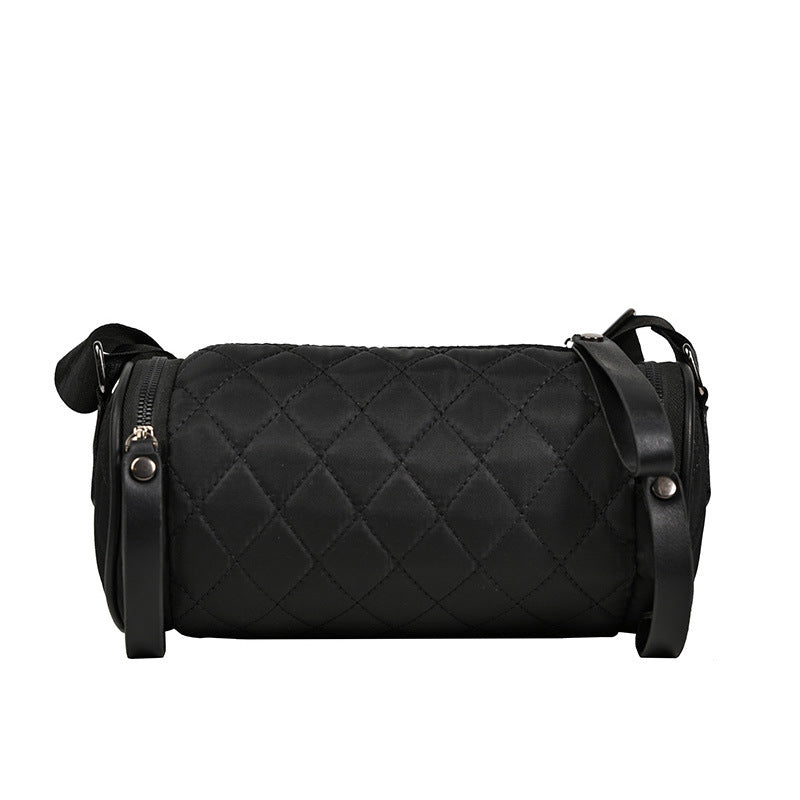 Bolso bandolera romboidal de color liso a la moda para mujer