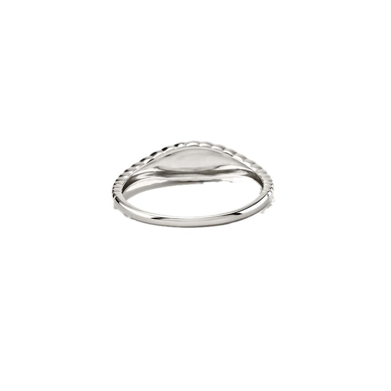 Women Fashion Simple Gold Plated Geometric Ring