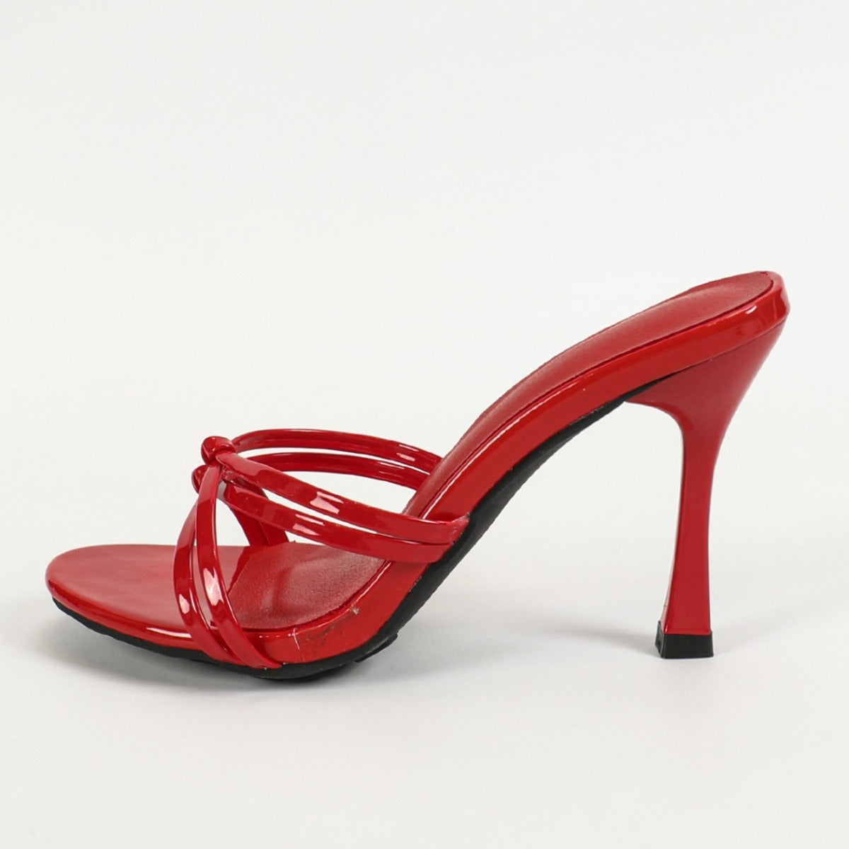 Chaussures à talons hauts et bout rond pour femmes, couleur unie, tendance