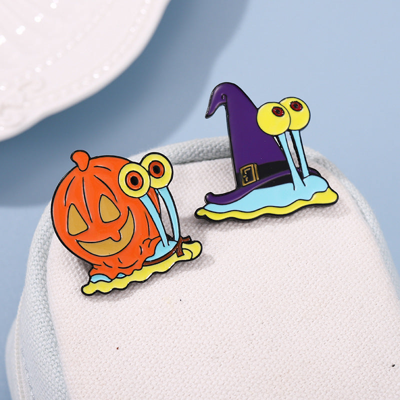 Halloween Cartoon Cute Animal Paint Brooch