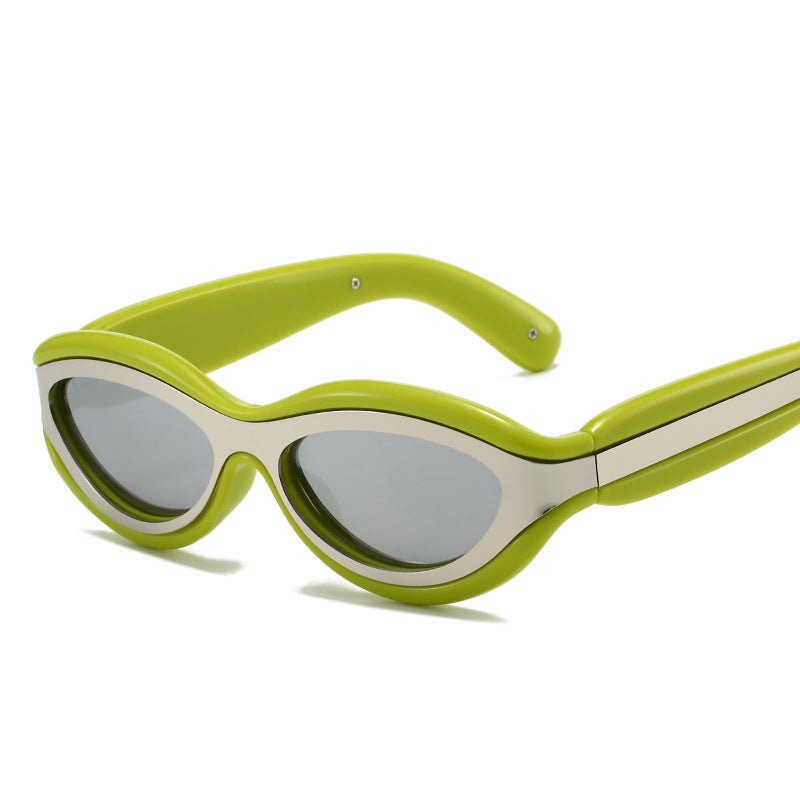 Fashion Personalized Anti-UV Large Frame Sunglasses