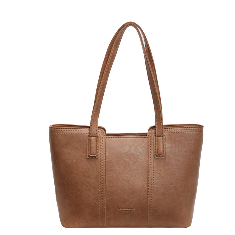 Bolso de mano informal de gran capacidad a la moda para mujer