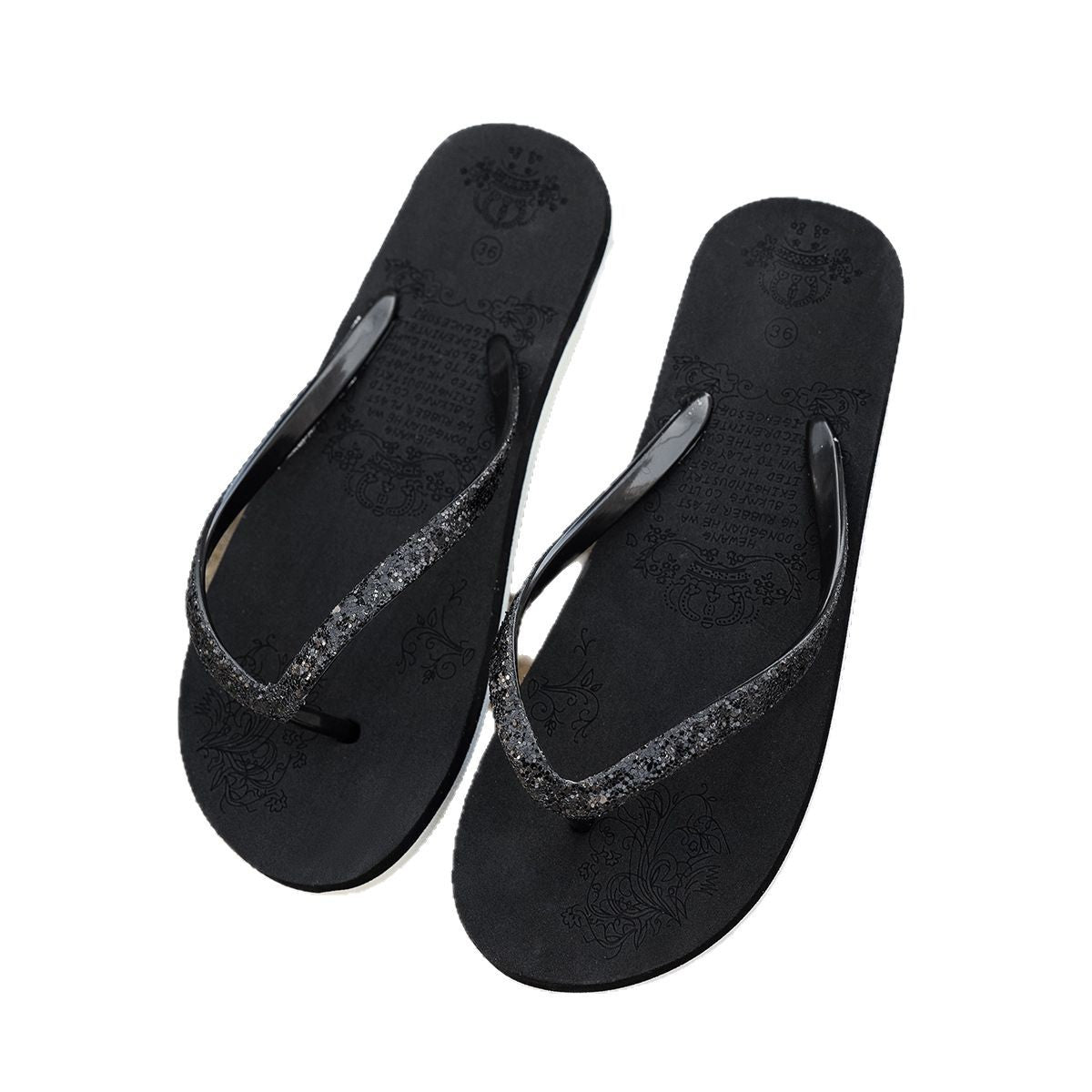 Chanclas planas de PVC de moda de verano