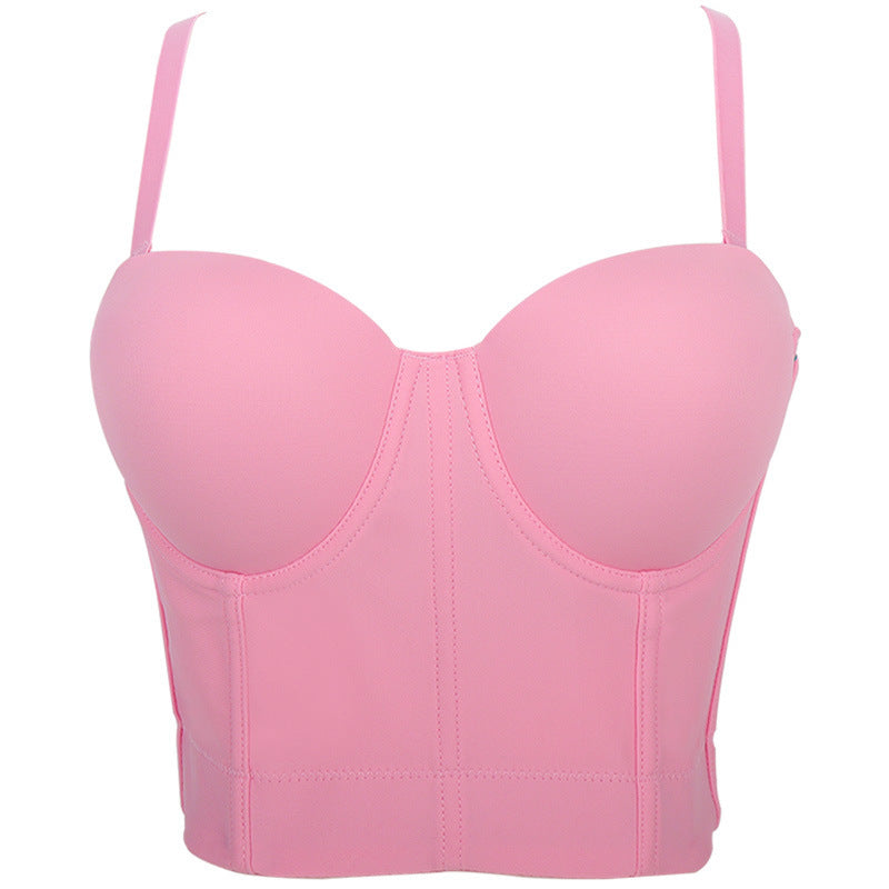 Women Fashion Solid Color Sling Corset