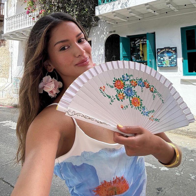 Vacation Floral Print Sexy Backless Slip Dress
