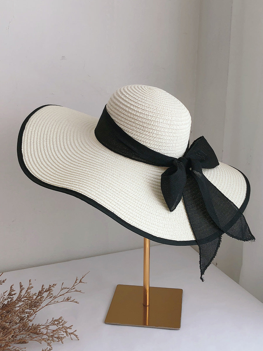 Sombrero de paja elegante e informal para mujer