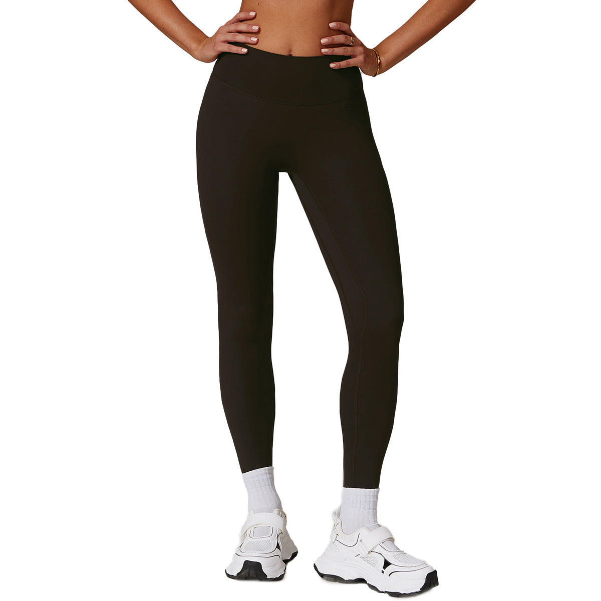 Women Fashion Casual Solid Color Quick-Drying Yoga Pants