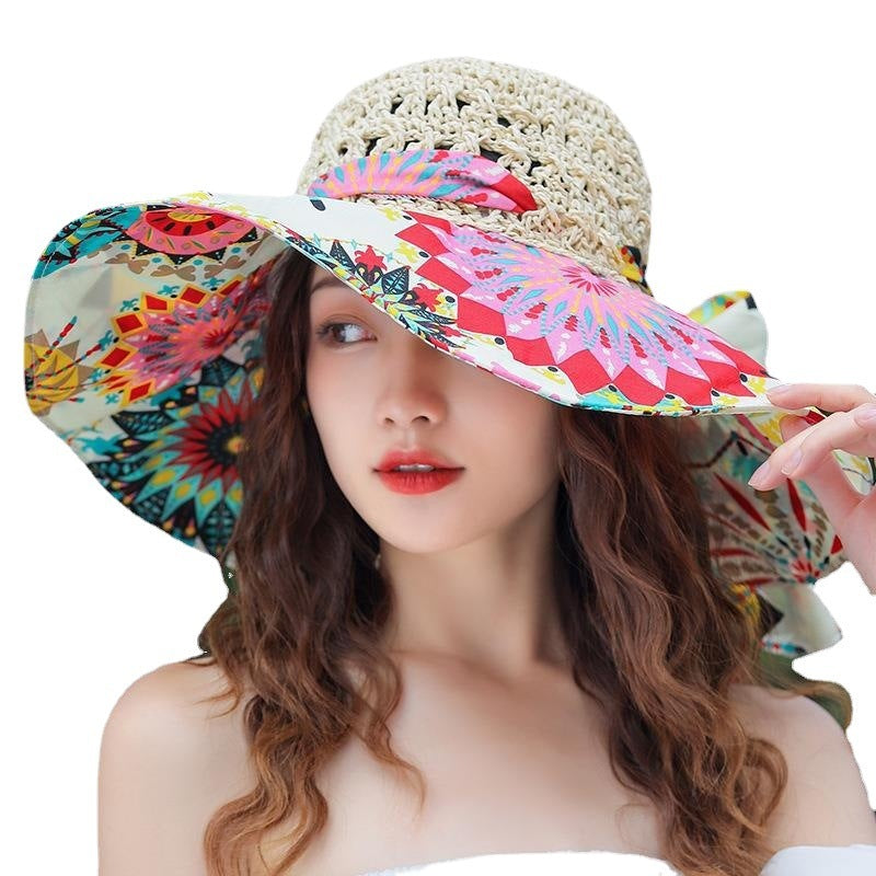 Summer Vacation Straw Woven Women Sun Hat