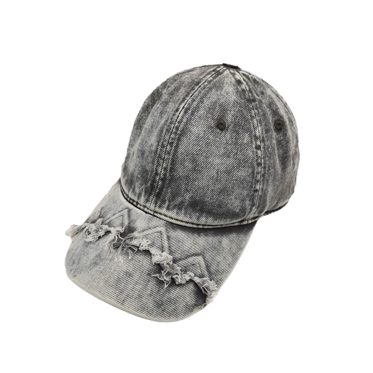 Gorra vaquera lavada, desgastada y retro sencilla