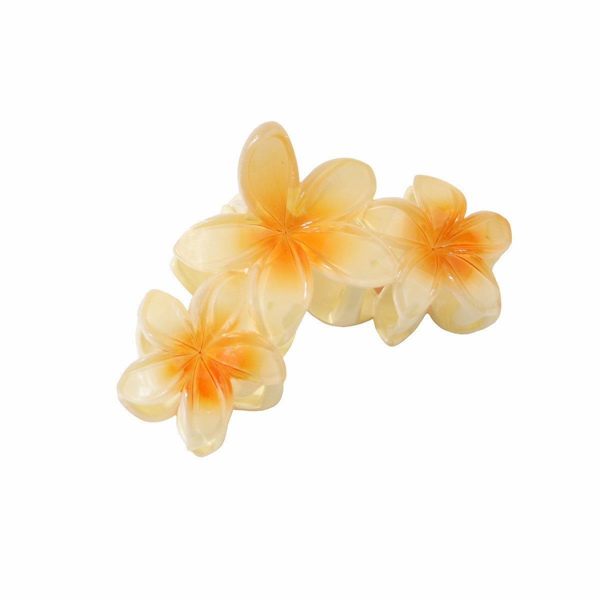 Pinza de agarre floral con degradado de playa para vacaciones