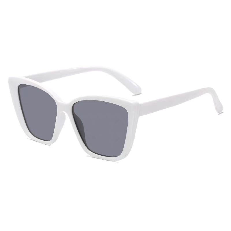 Gafas de sol de ojo de gato con montura grande y diseño moderno para mujer